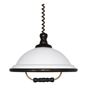 Prezent 73006 W52 - Candelabro suspenso ACRYL 1xE27/60W/230V